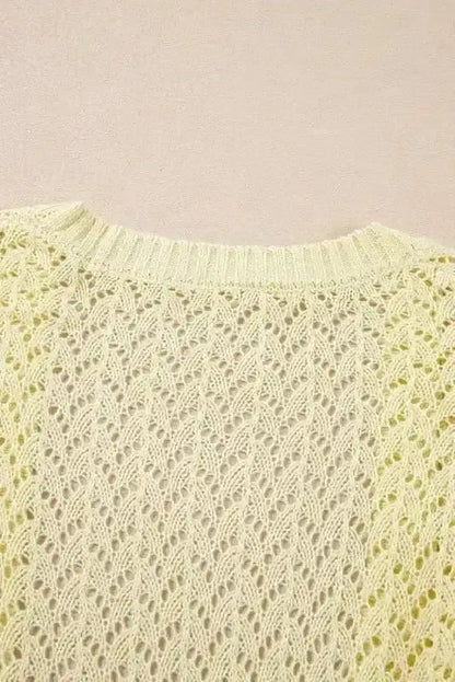 Pointelle Knit Cardigan Women UK