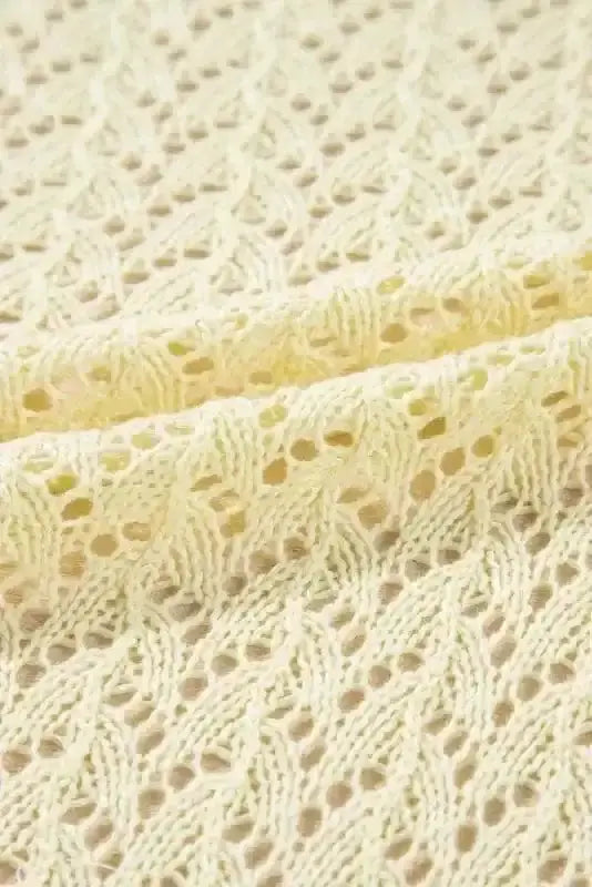Pointelle Knit Cardigan Women UK