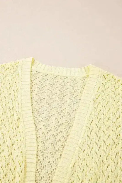 Pointelle Knit Cardigan Women UK