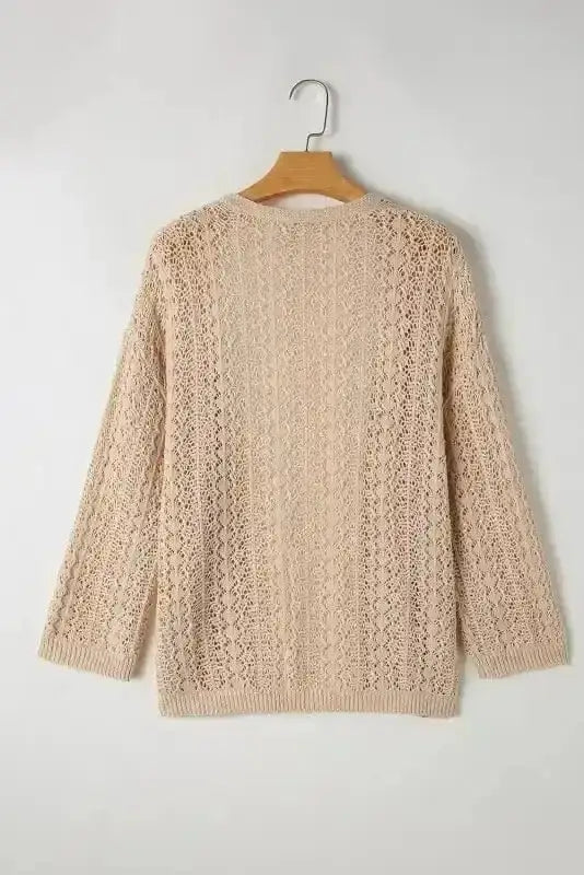 Soft Knit Open Front Cardigan Women UK