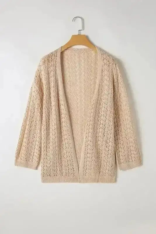 Soft Knit Open Front Cardigan Women UK