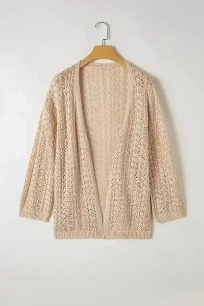 Soft Knit Open Front Cardigan Women UK
