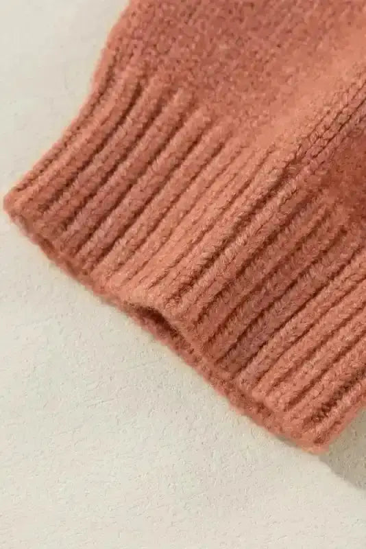 Cropped Knit Cardigan Beige Women UK
