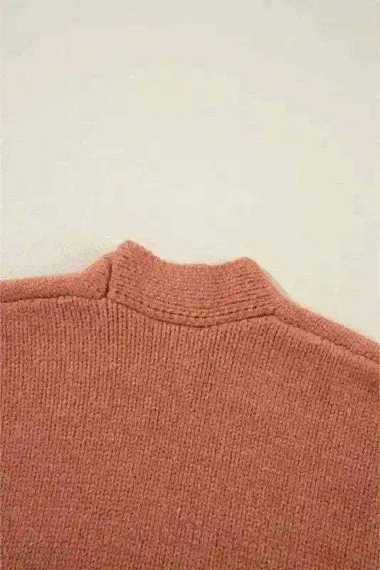 Cropped Knit Cardigan Beige Women UK