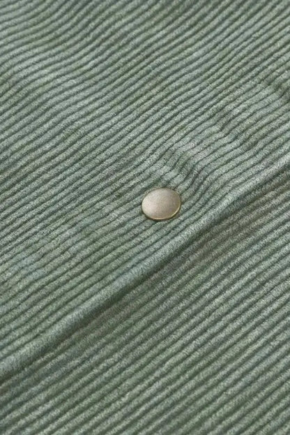 Color Block Hooded Corduroy Jacket Women UK