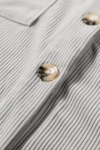 Hooded Corduroy Shacket Women UK