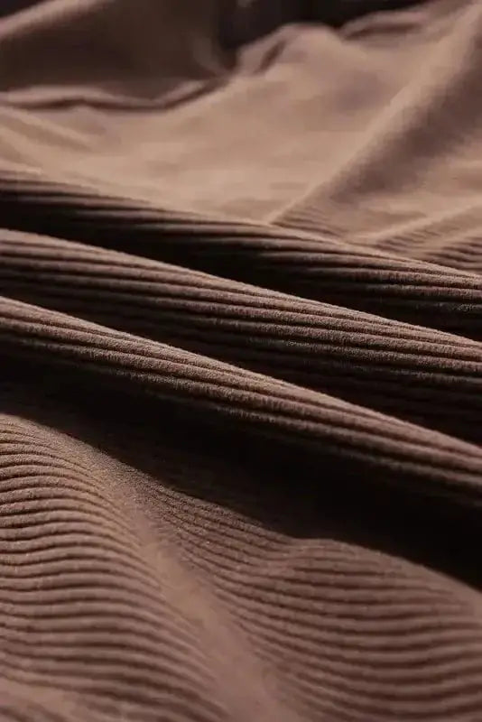 Hooded Corduroy Shacket Women UK