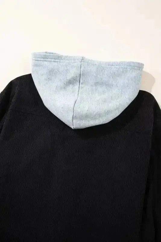 Hooded Corduroy Shacket Women UK