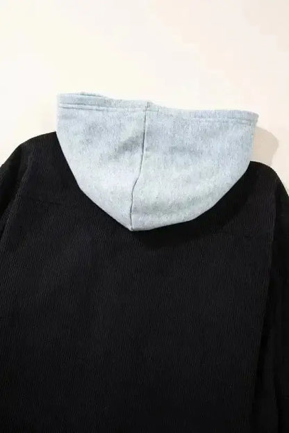 Hooded Corduroy Shacket Women UK