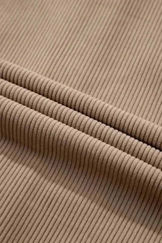 Hooded Corduroy Shacket Women UK