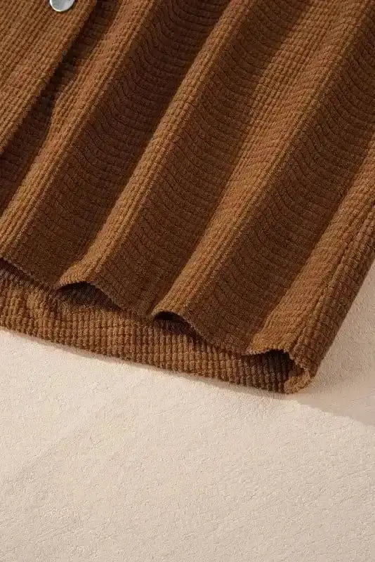 Brown Textured Shacket Women UK