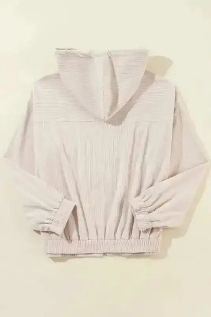 Teal Hooded Corduroy Jacket Women UK