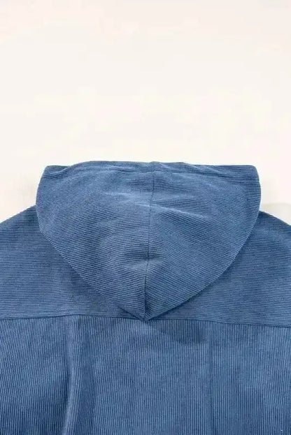 Teal Hooded Corduroy Jacket Women UK