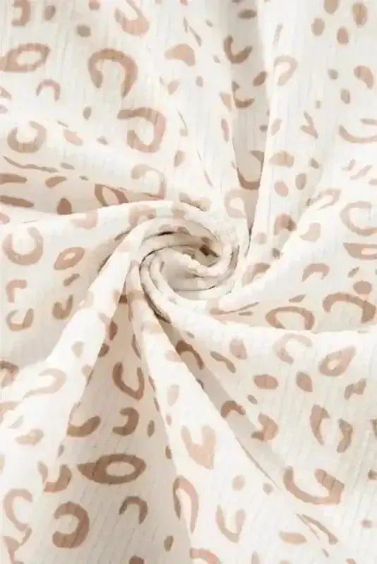 Leopard Print Corduroy Shacket Women UK
