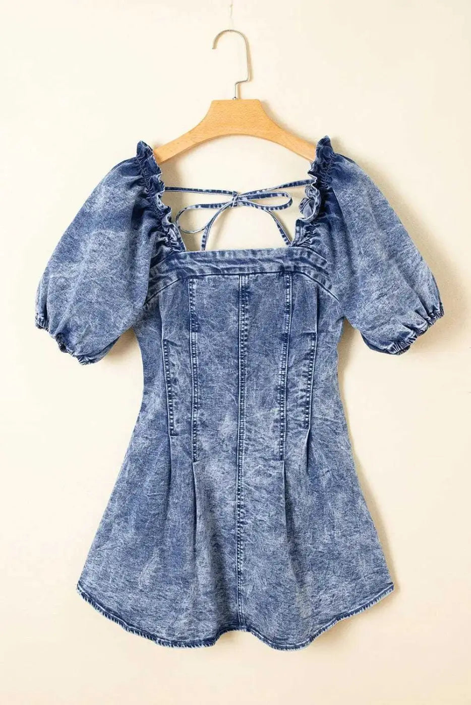 Blue Bustier Denim Mini Dress Women UK | Chic Edgy Style