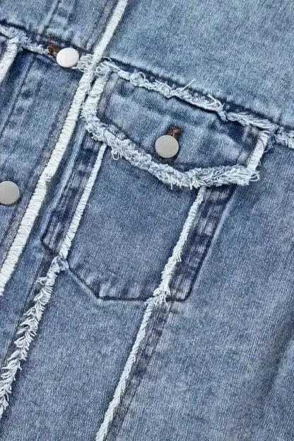 Tartan Plaid Denim Jacket Women UK