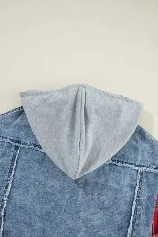 Tartan Plaid Denim Jacket Women UK