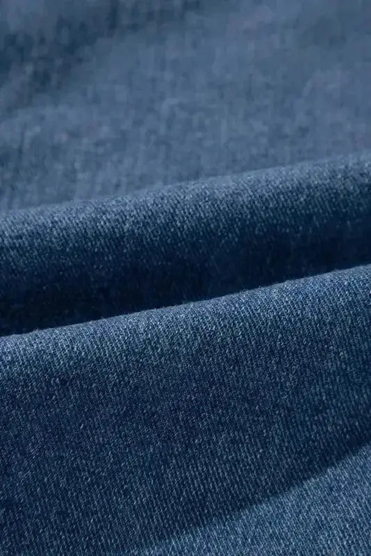 Lapel Denim Jacket Women UK