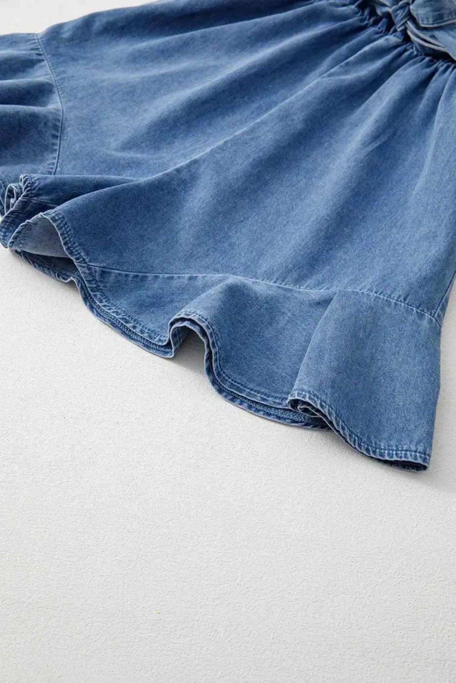 Ashleigh Strappy Chambray Romper