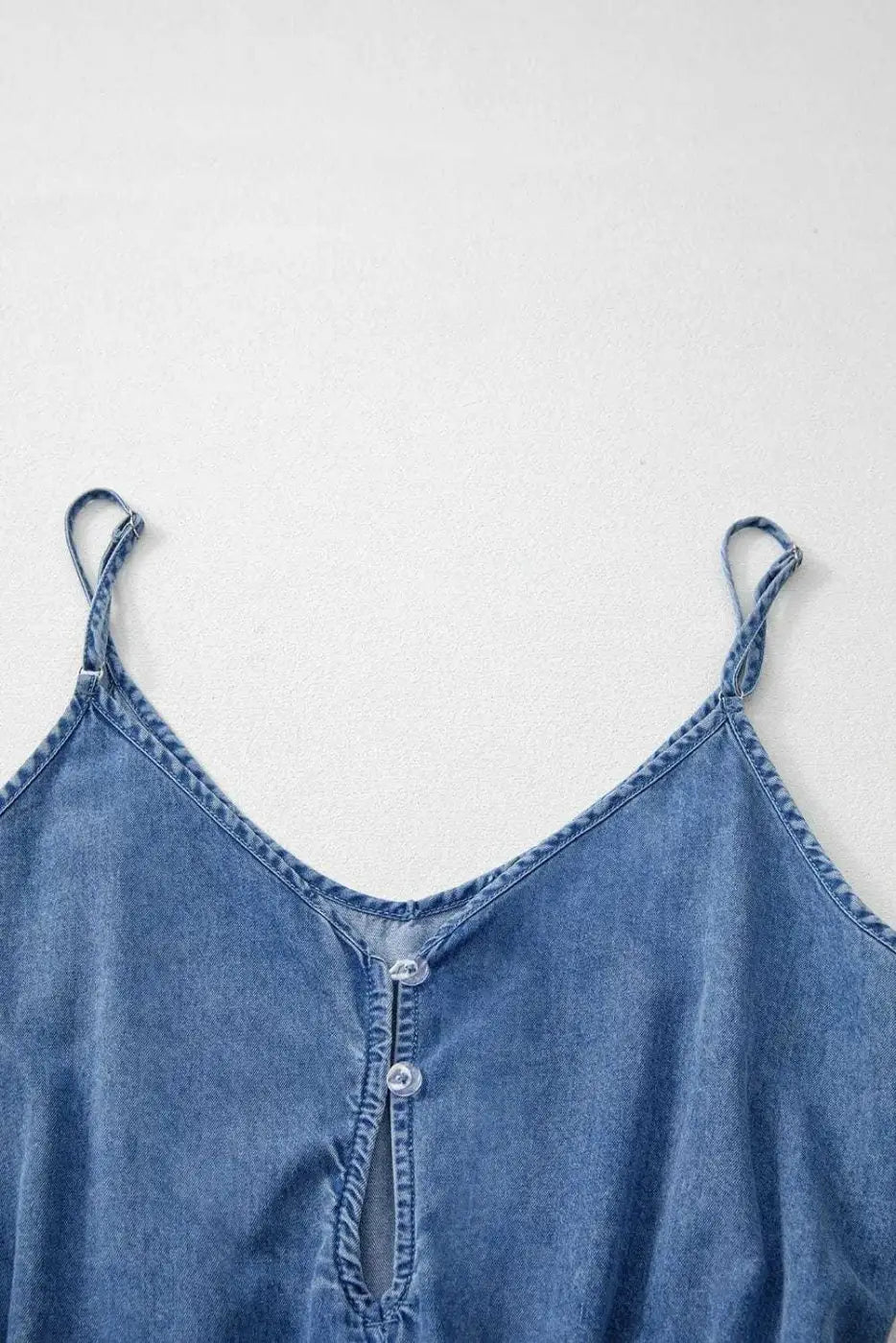 Ashleigh Strappy Chambray Romper