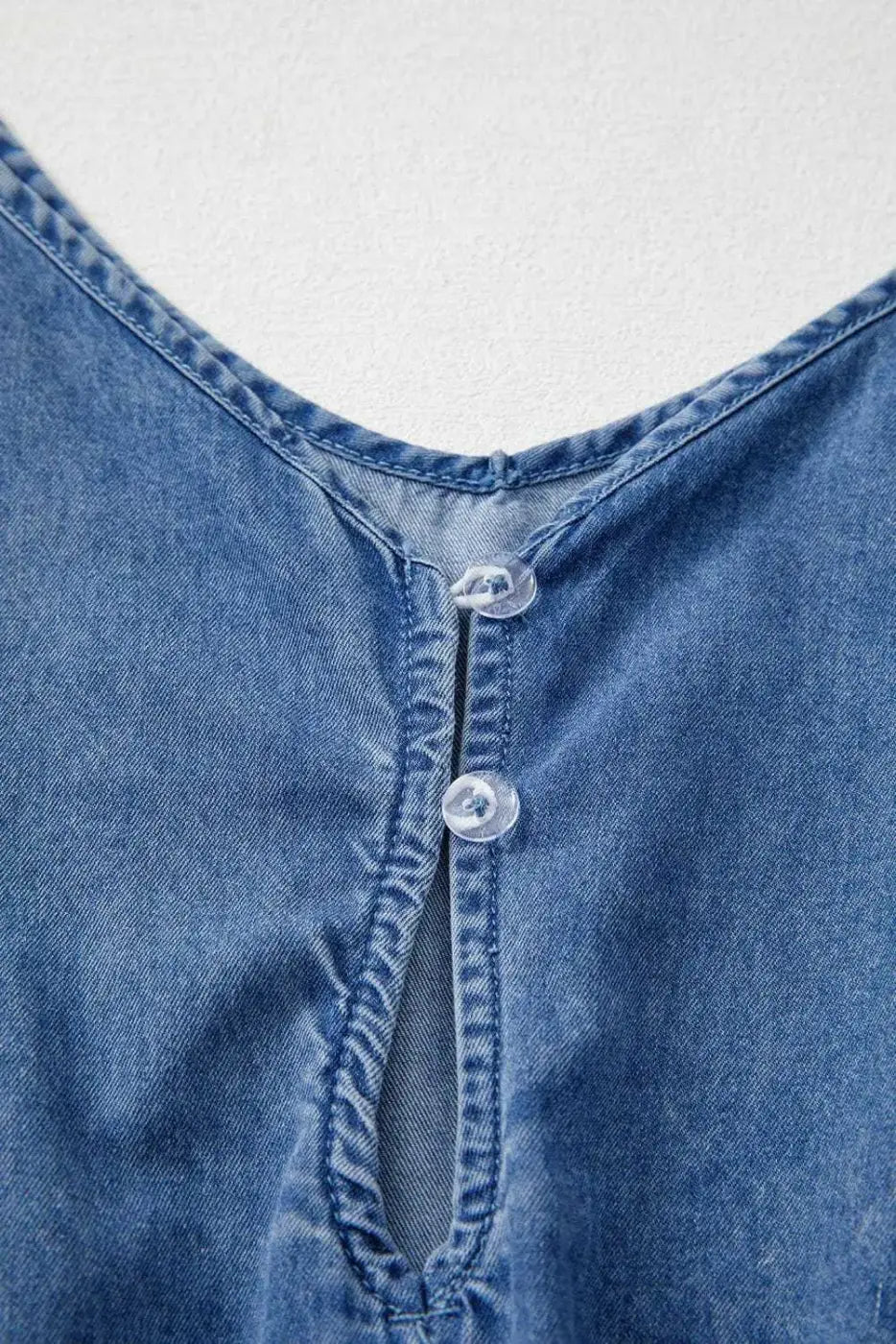 Ashleigh Strappy Chambray Romper