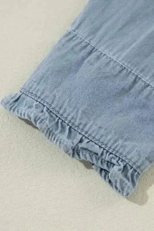 Smart Casual Chambray Denim Shirt Women UK | Cotton