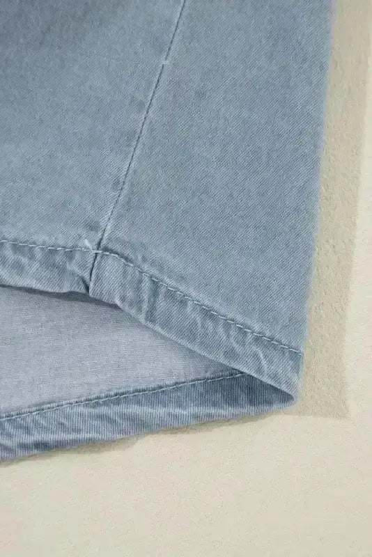 Smart Casual Chambray Denim Shirt Women UK | Cotton