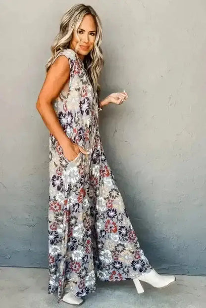 Lush Floral Statement Jumpsuit