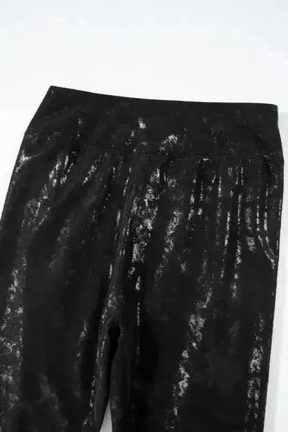 Luxe Edge Faux Leather Leggings