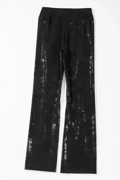 Luxe Edge Faux Leather Leggings