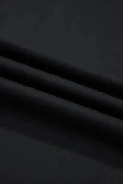 V-Curve Black Flared Leggings