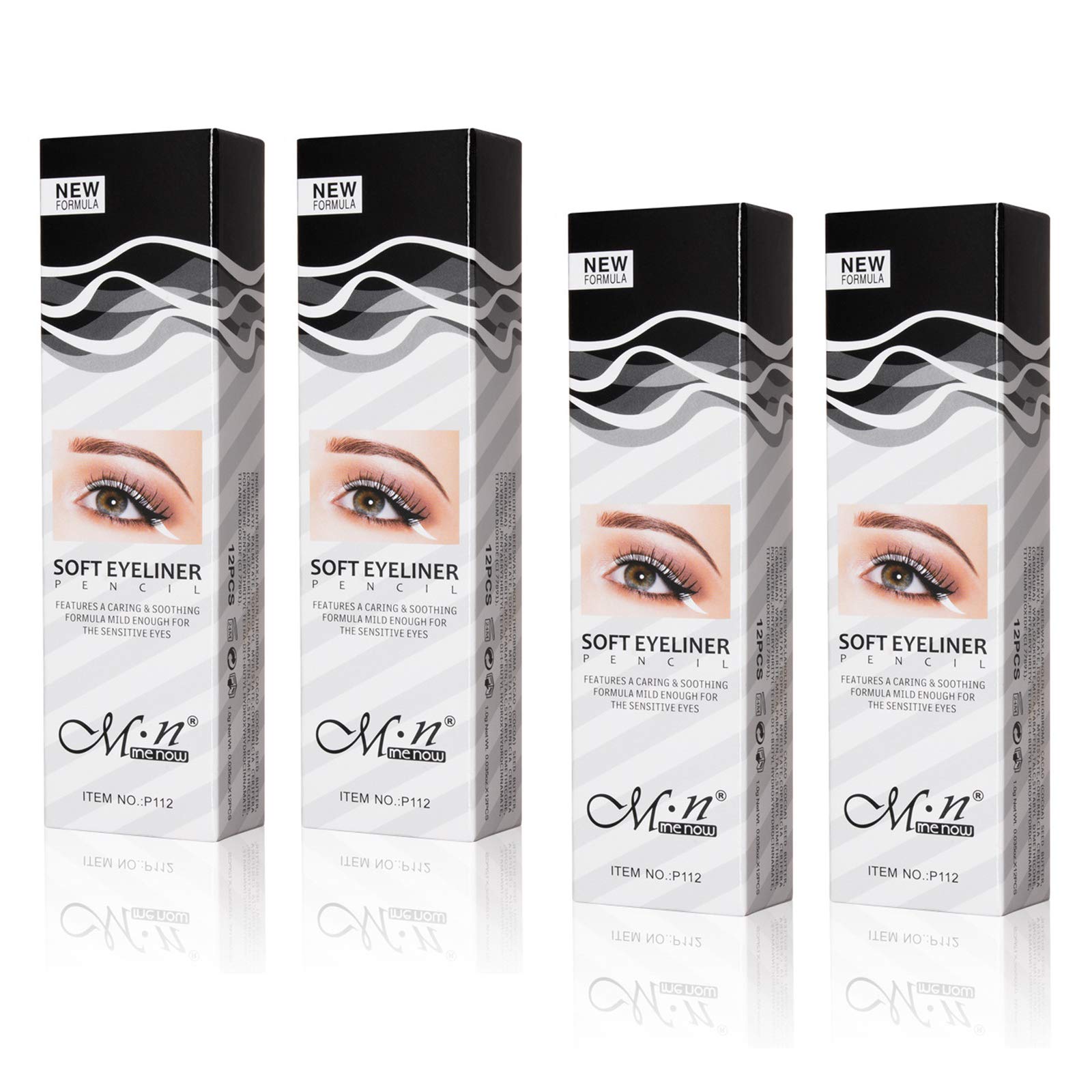 Fashionwu White Eyeliner Pencil – Waterproof, Long-Lasting, Multi-Purpose Eye Makeup Tool (48pcs)