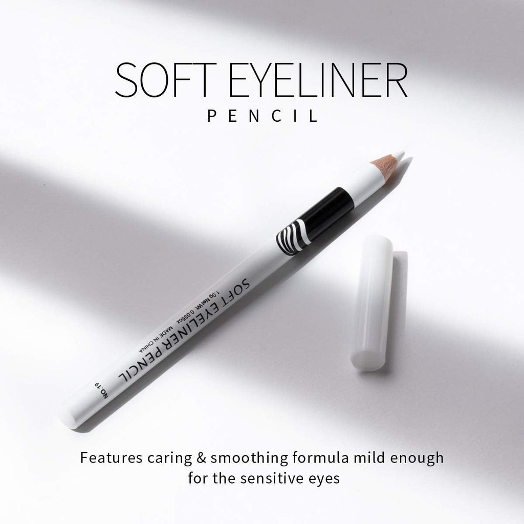 Fashionwu White Eyeliner Pencil — Waterproof, Long-Lasting Multi-Purpose Eye Tool (24pcs)