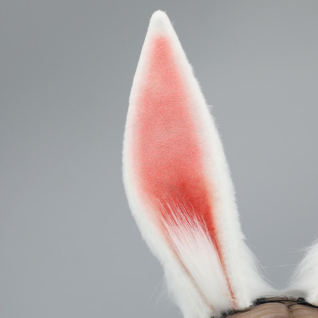 Faylay Rabbit Ear Headband - Faux Fur Cosplay Accessory for Women & Girls