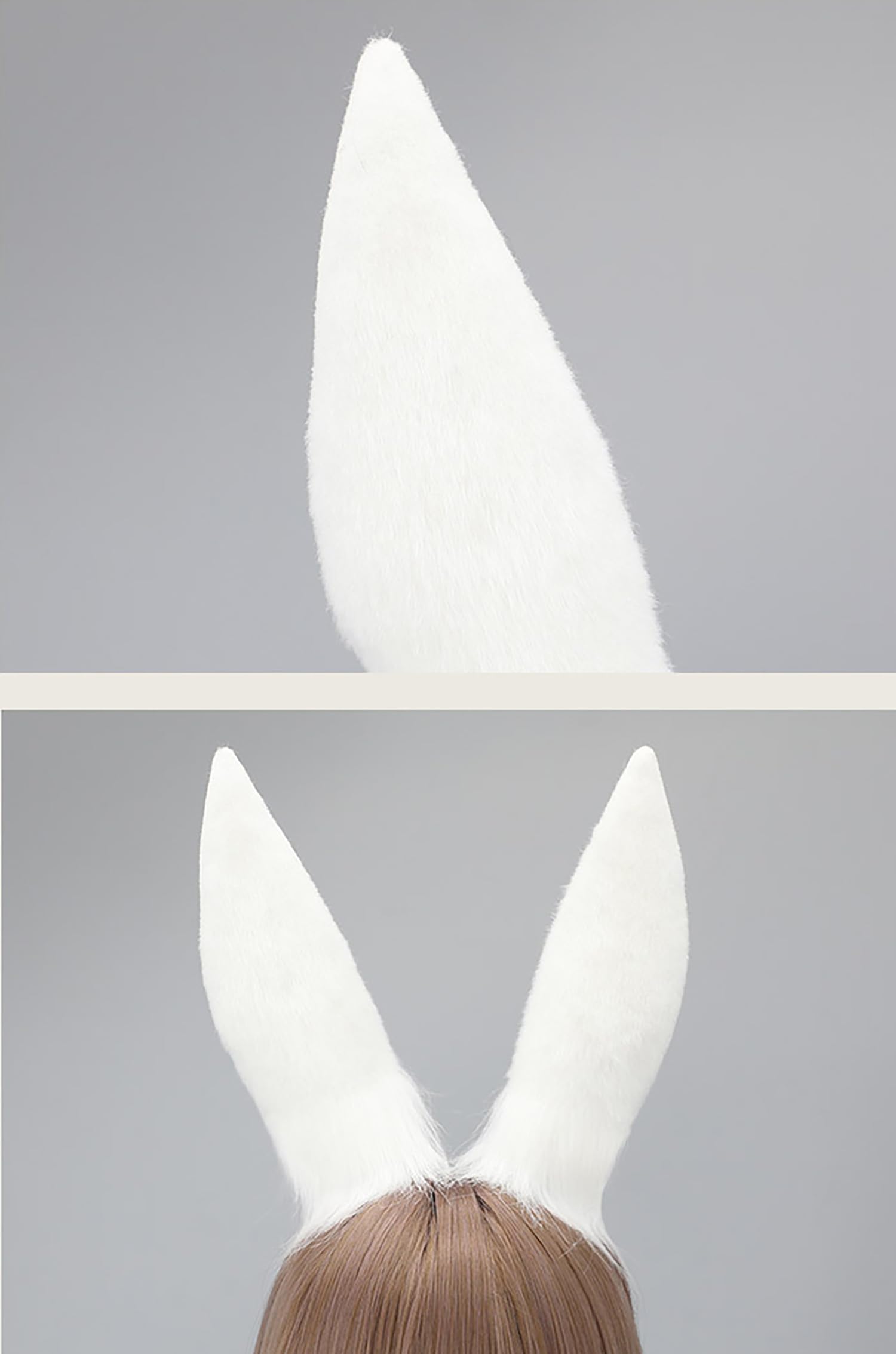 Faylay Rabbit Ear Headband - Faux Fur Cosplay Accessory for Women & Girls
