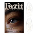 Fazit Golden Eye Speckles Makeup Patches – Glitter Face Patches for Women