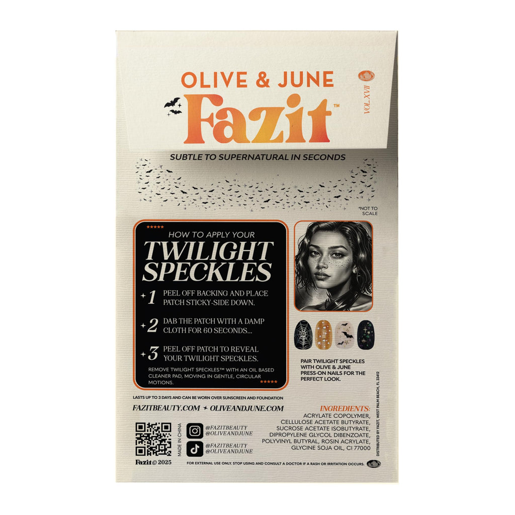 Fazit Makeup Patches – Halloween Twilight Speckles Glitter Eye Patches for Glow-Up Looks