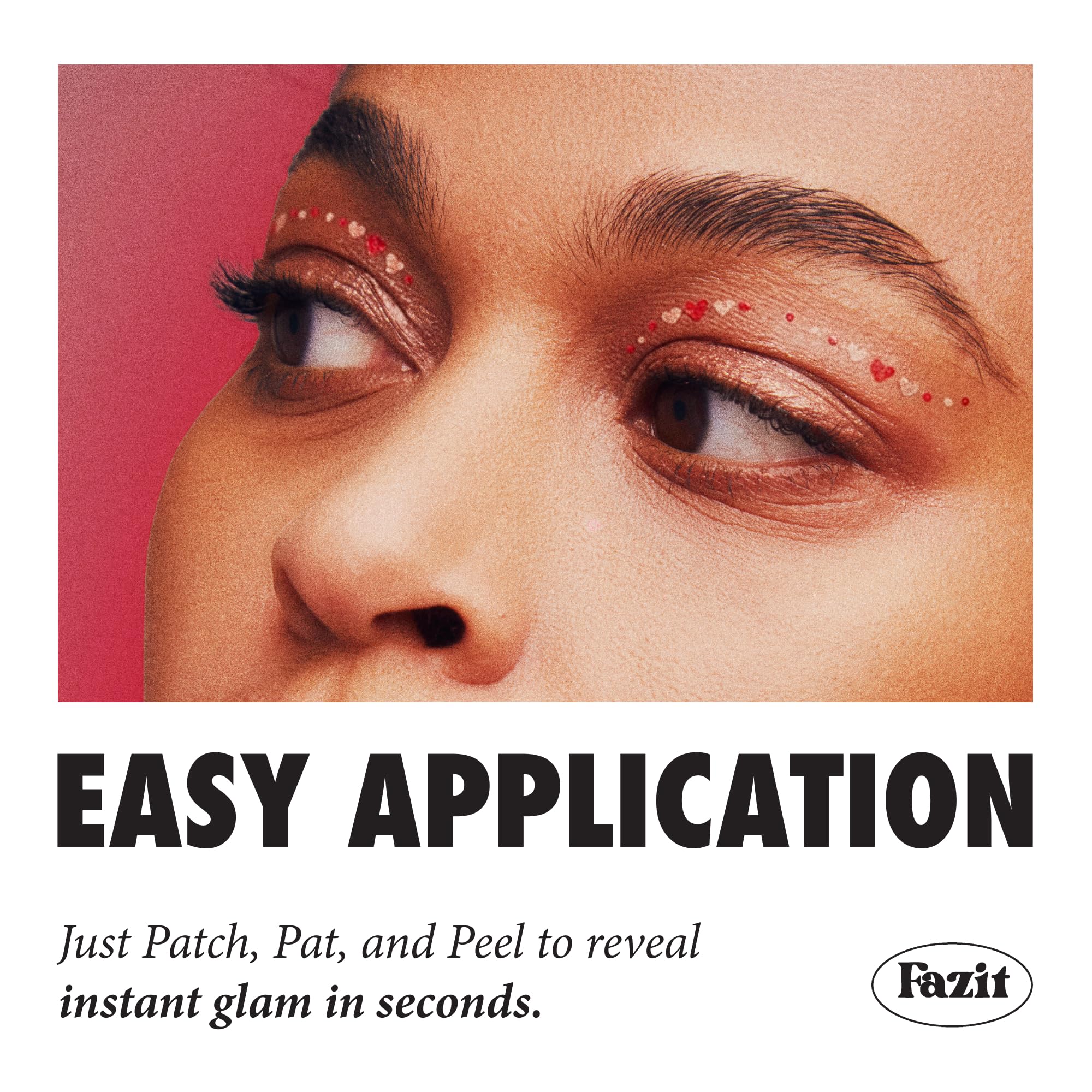 Fazit Makeup Patches – Sweetheart Wing Eyes | Glow Up Glitter Face Patches