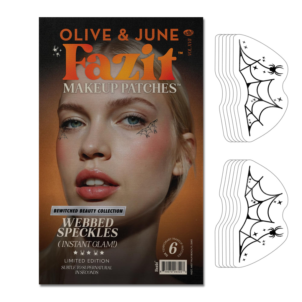 Fazit Makeup Patches - Halloween Webbed Speckles for Glow-Up Glitter