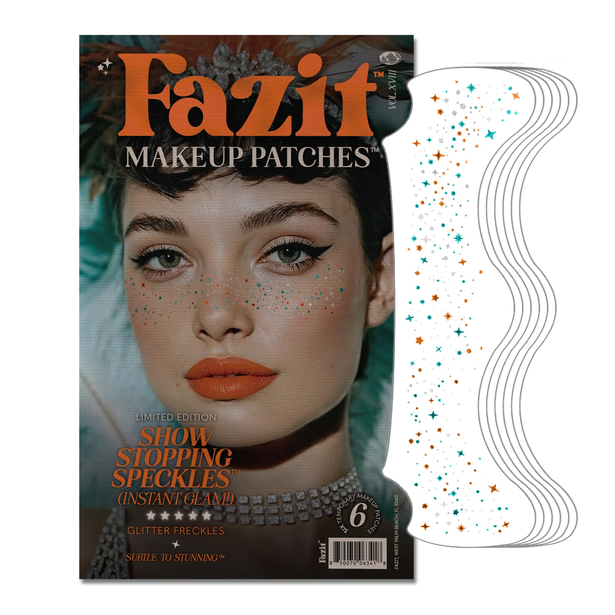 Fazit Makeup Patches | Show Stopping Speckles & Glitter Face Patches