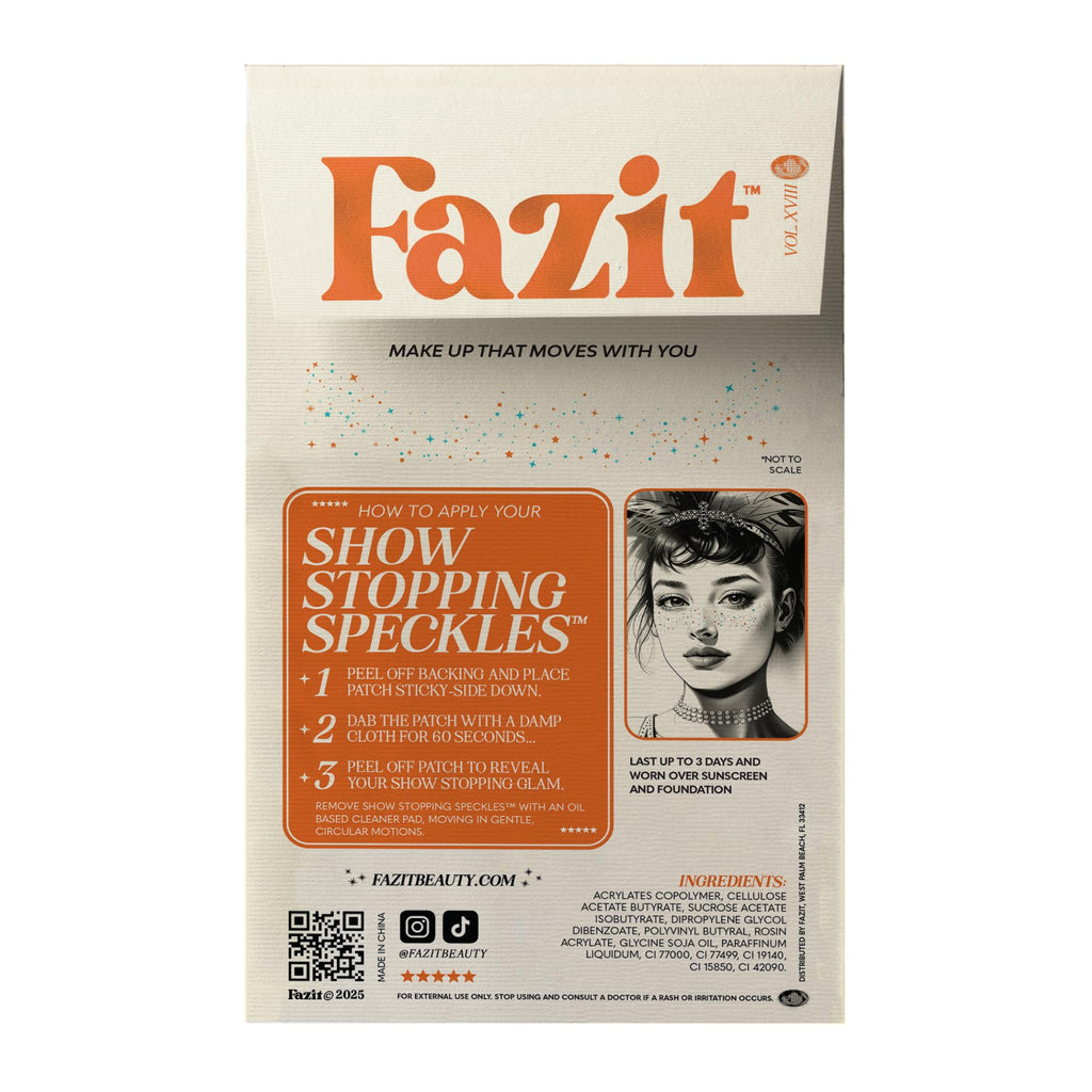 Fazit Makeup Patches | Show Stopping Speckles & Glitter Face Patches