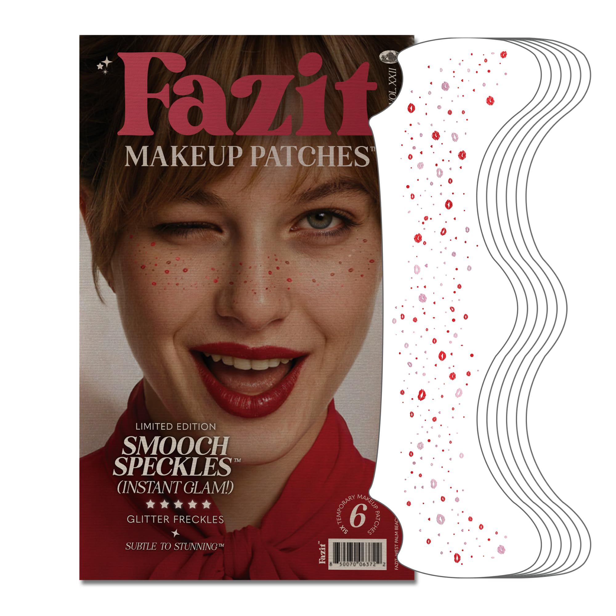 Fazit Makeup Patches - Smooch Speckles | Glow Up Glitter Patches for Women
