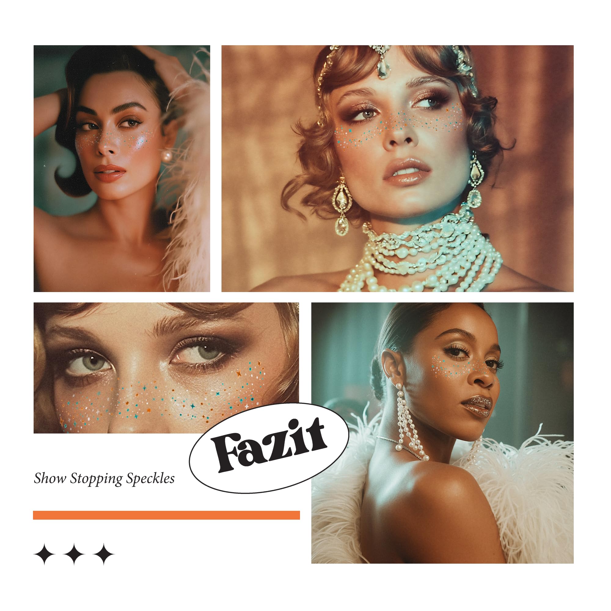 Fazit Makeup Patches | Show Stopping Speckles & Glitter Face Patches