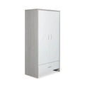 Ickle Bubba Pembrey Wardrobe - Ash Grey & White