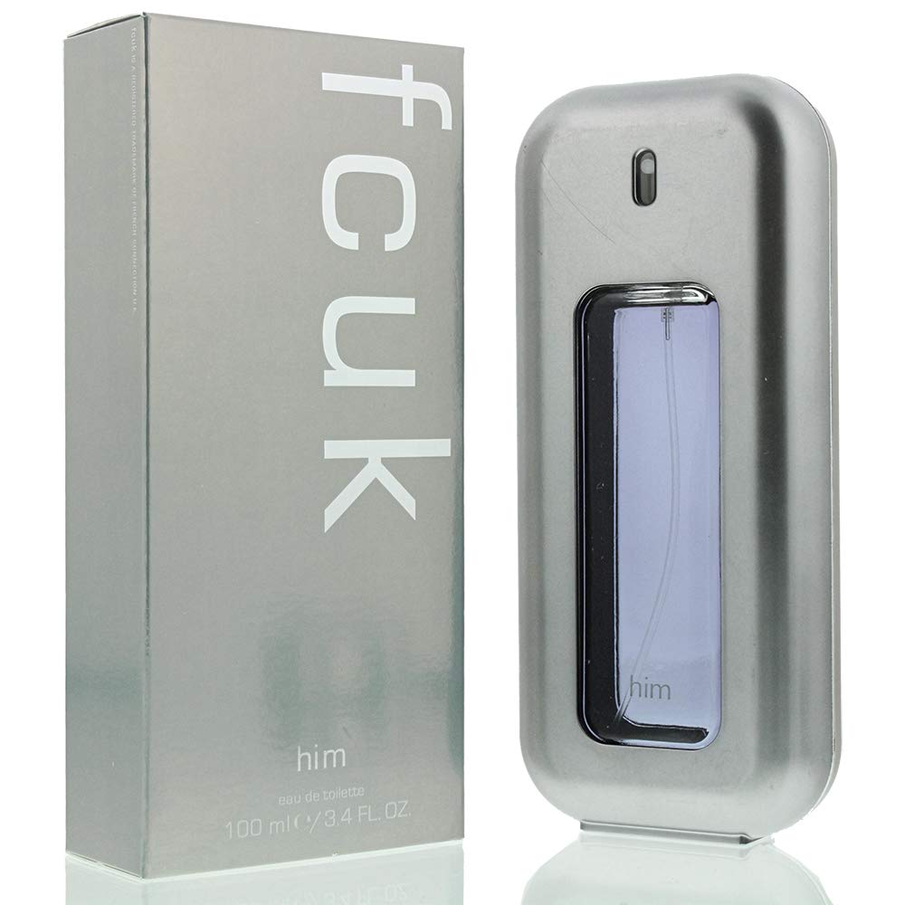 FCUK Him for Men – French Connection Eau de Toilette Spray 3.4 oz