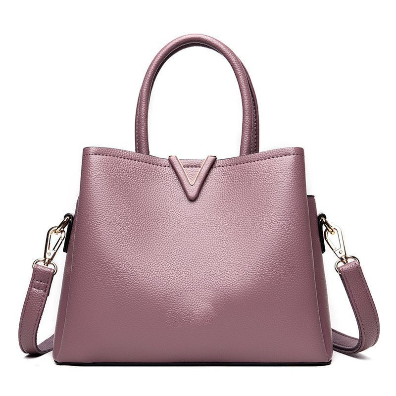 Women's Large Leather Tote Bag | 3 Compartment Work Bag