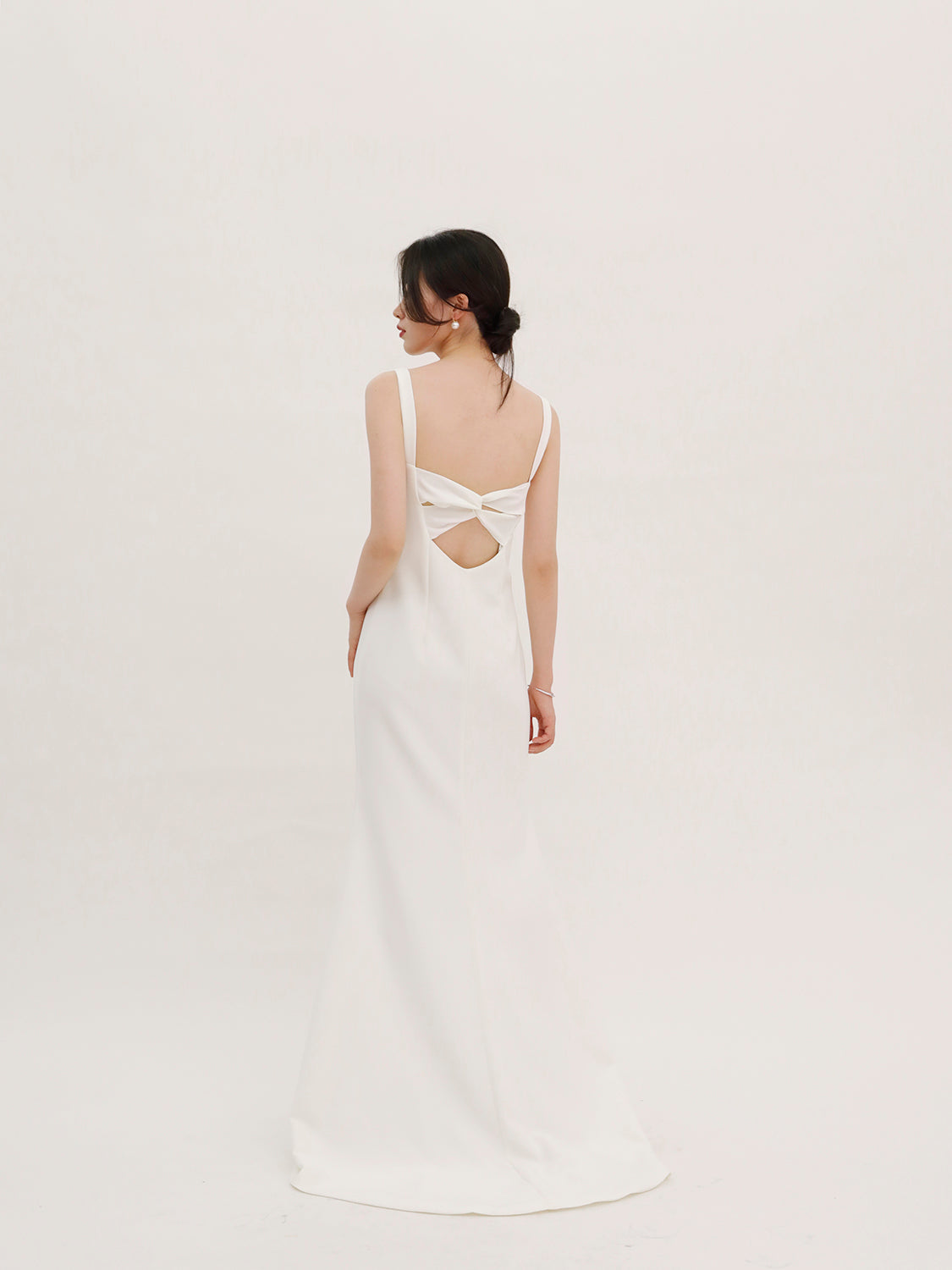 Back Kink Backless V-neck Evening Dress