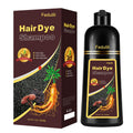 Fedulili Instant Dark Red Wine Hair Dye Shampoo – 100% Gray Coverage, 17.5 Fl Oz