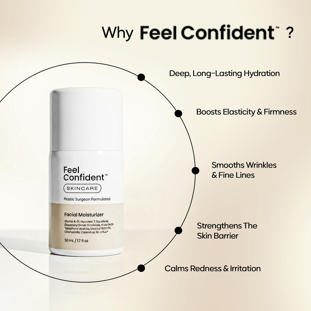 Feel Confident Facial Moisturizer – Lightweight Hydration for All Skin Types