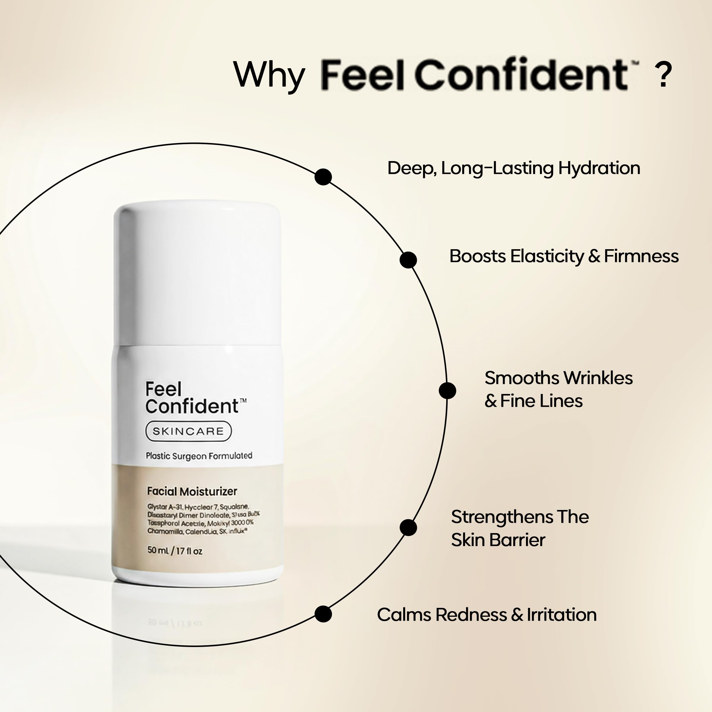 Feel Confident Facial Moisturizer – Lightweight Hydration for All Skin Types